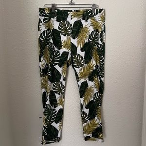 Super cute, stretchy plant pants size L (12-14)